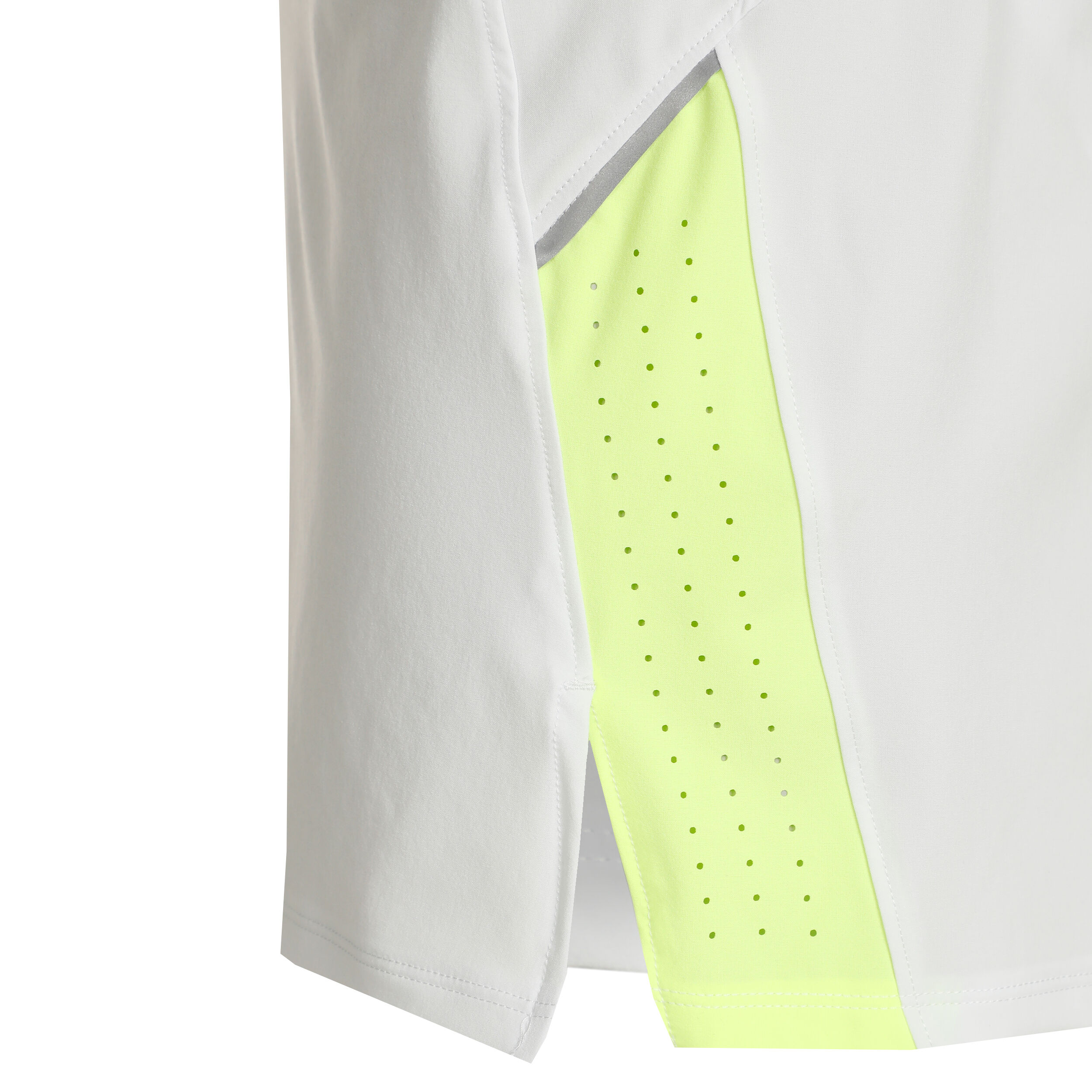 Launch Elite 5in Shorts Herren - Weiß, Neongelb