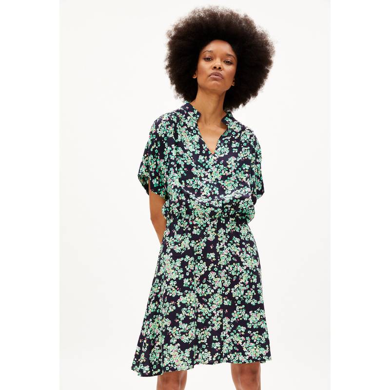 ARMEDANGELS Juaraa Ditsy Kurzarmkleid Damen