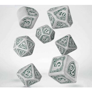 Harry Potter - Slytherin Modern Dice Set - White (7)