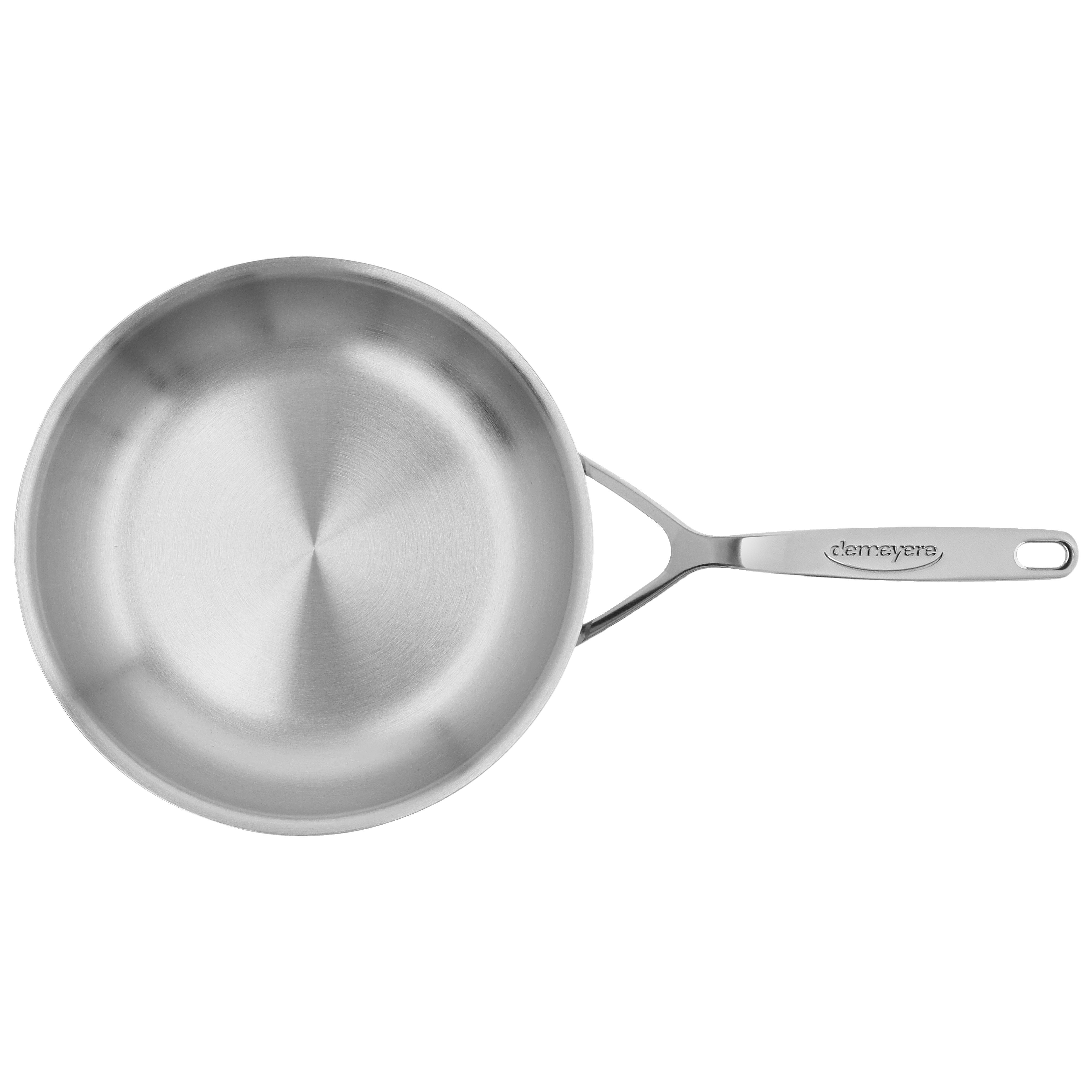 Bratpfanne 24 cm, 18/10 Edelstahl, Silber