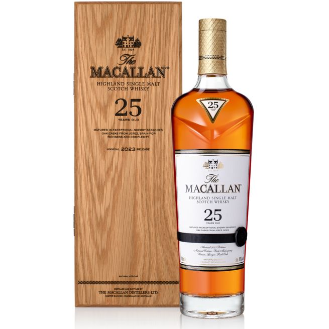 Whisky Single Malt The Macallan Sherry Oak, 25 ans 43°