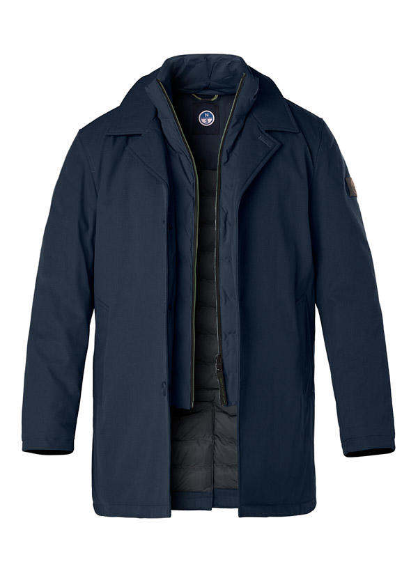 NORTH SAILS, Steppjacke, Mikrofaser wasserresistent, navy