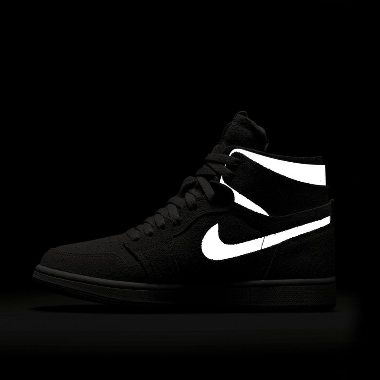 JORDAN Wmns Air Jordan 1 Zoom Air Comfort medium gry/blk-reflect silv