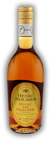 Pineau des Charentes Blanc Henri Mounier Pineau des Charentes Blanc Henri Mounier Ein reiner Blanc de Blancs, klassisch und elegant. 0,75	 Liter - Vol 17%