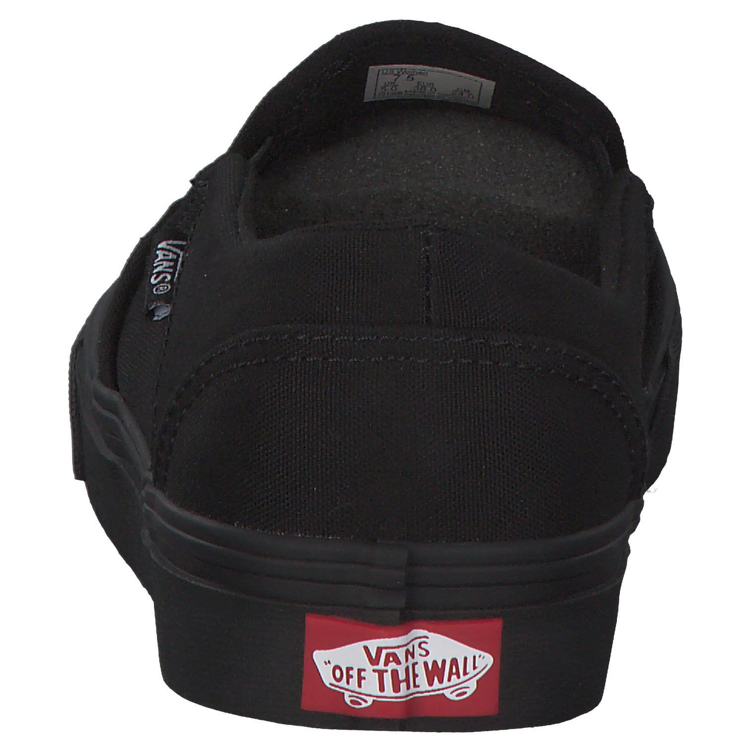 Vans Asher VN0A45JM, Slip-On-Sneaker, Damen, Schwarz (Black)