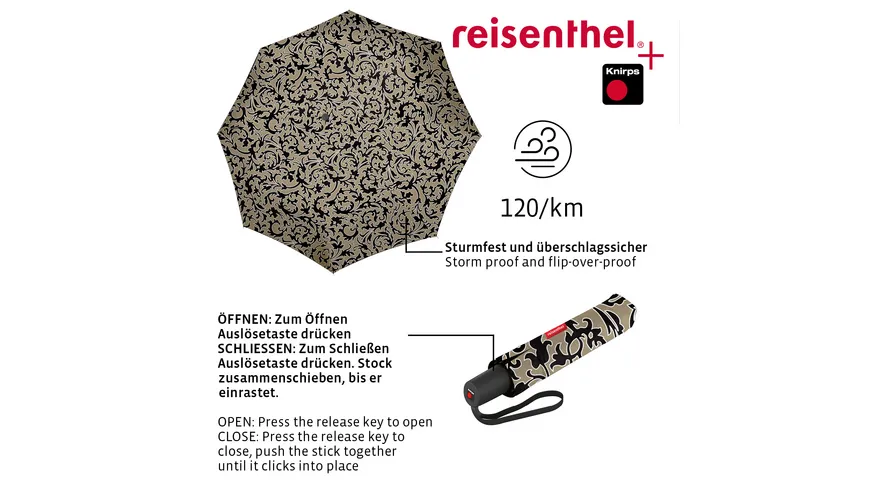 reisenthel umbrella pocket duomatic TWIST SILVER