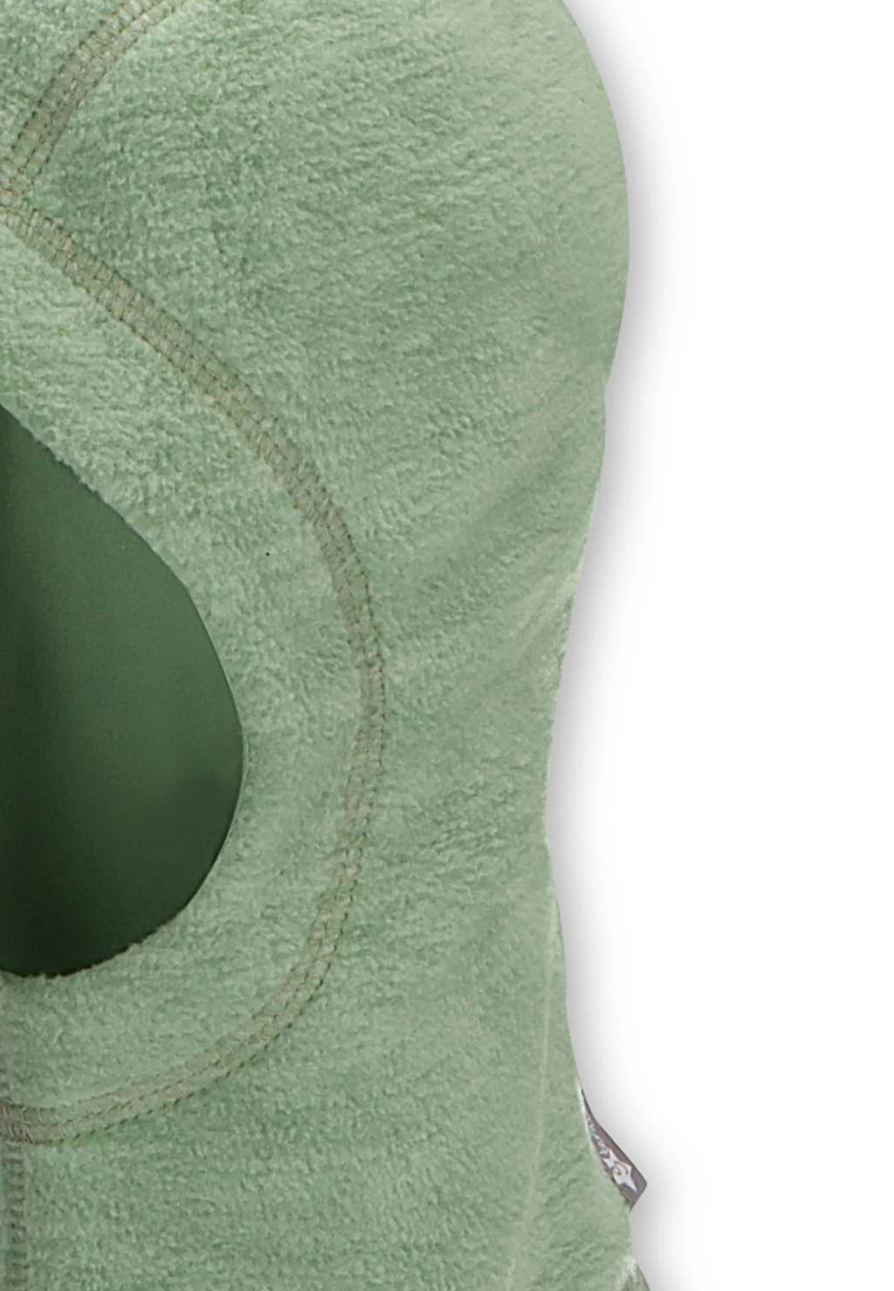 Schalmütze aus Microfleece melange (recycelt)