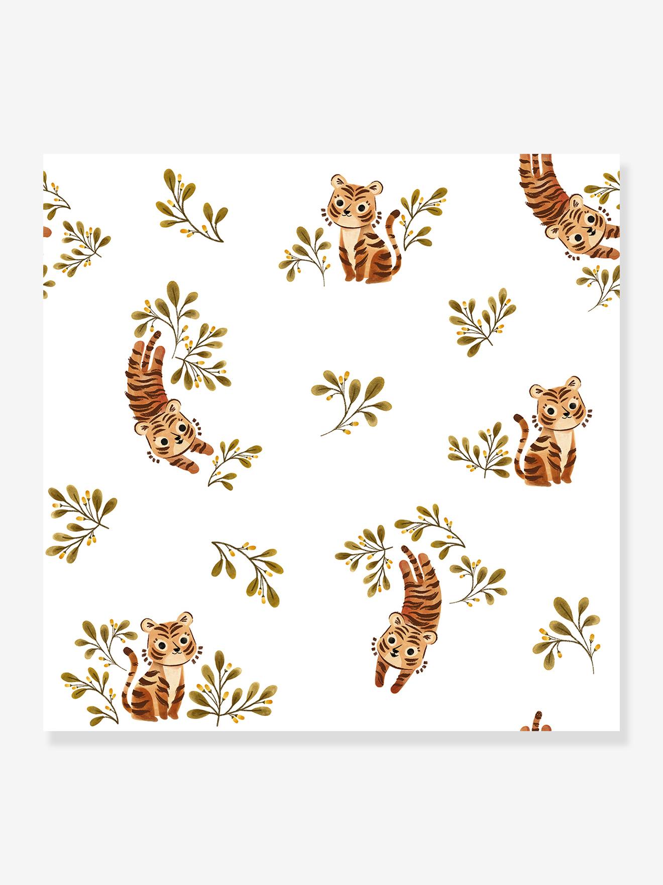 Lilipinso Kinderzimmer Vliestapete mit Tigern FELIDAE LILIPINSO - braun
