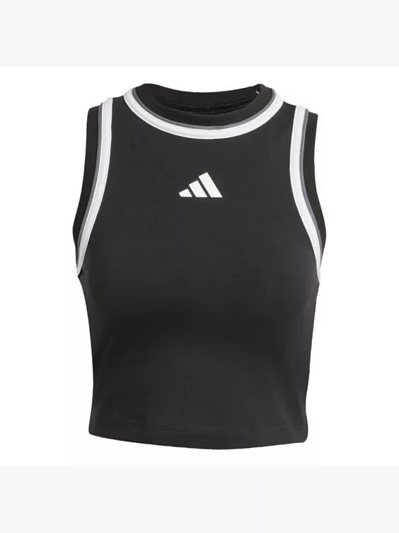 adidas Essentials Color-Pop Cotton Crop-Top