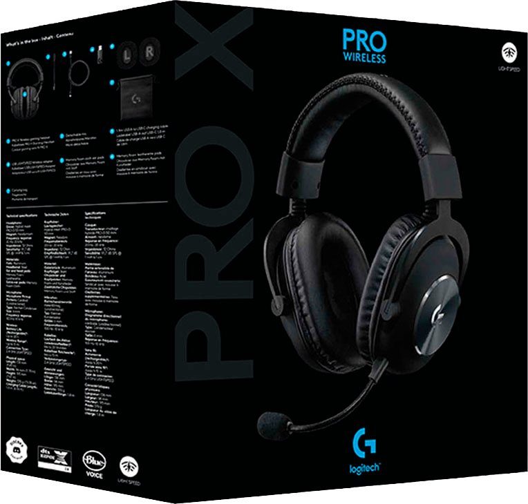 Logitech G PRO X Wireless LIGHTSPEED Over-Ear-Kopfhörer (Rauschunterdrückung)