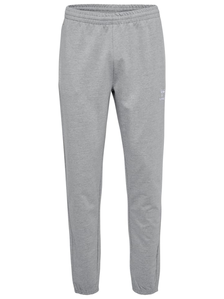 Hummel Jogginghose Regular Fit Sweatpants elastischer Bund in Grau-2 günstig kaufen