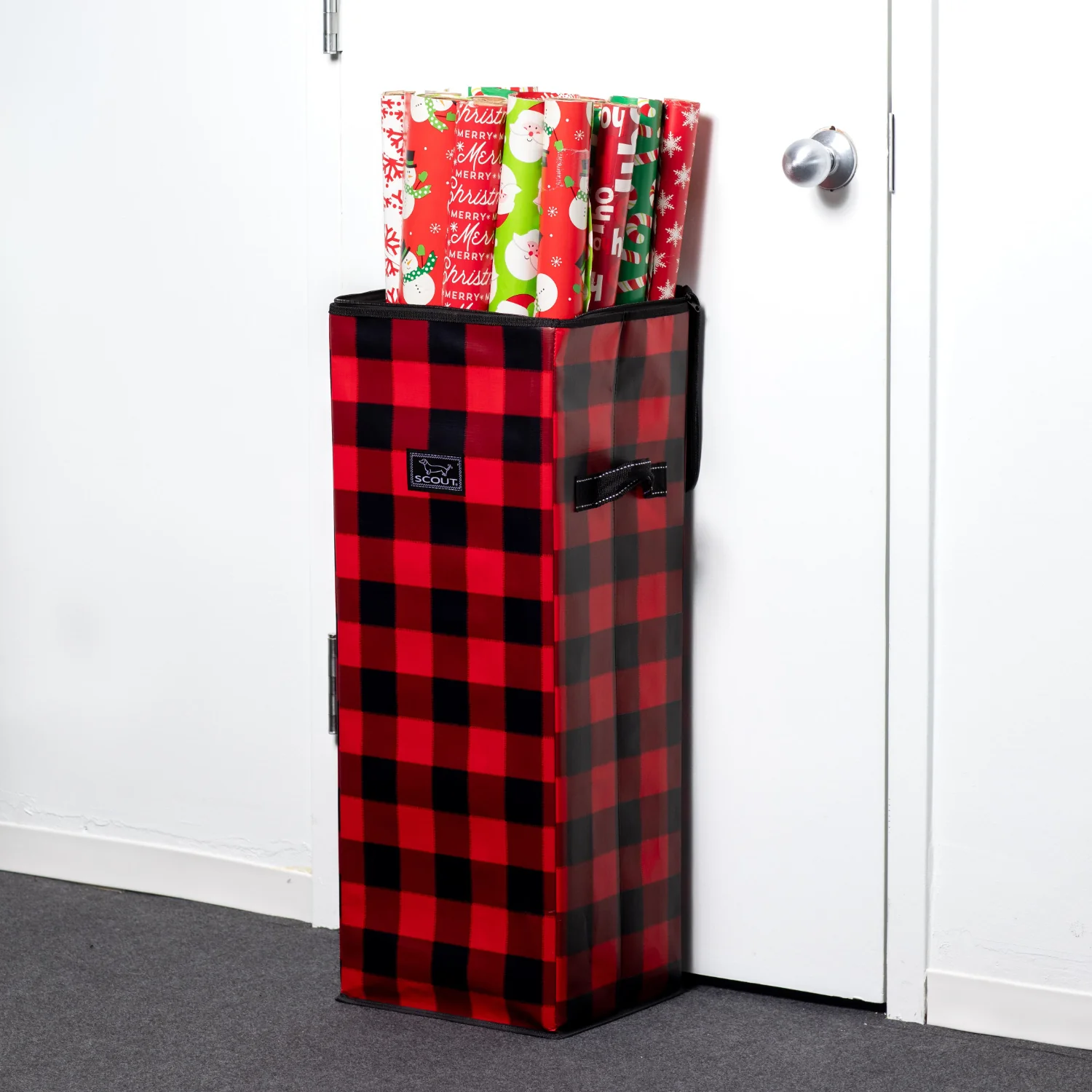 Wrapping Paper Storage Bin Wrap and Roll