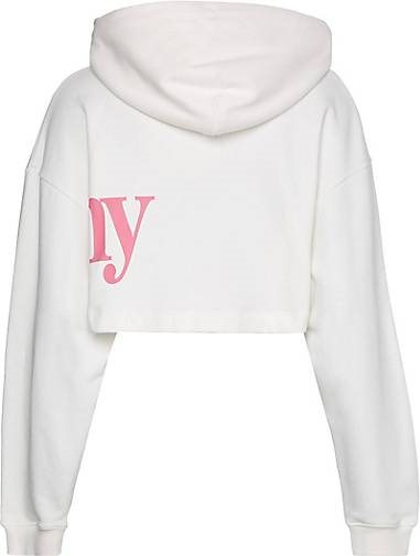 TOMMY-JEANS Damen Hoodie Cropped