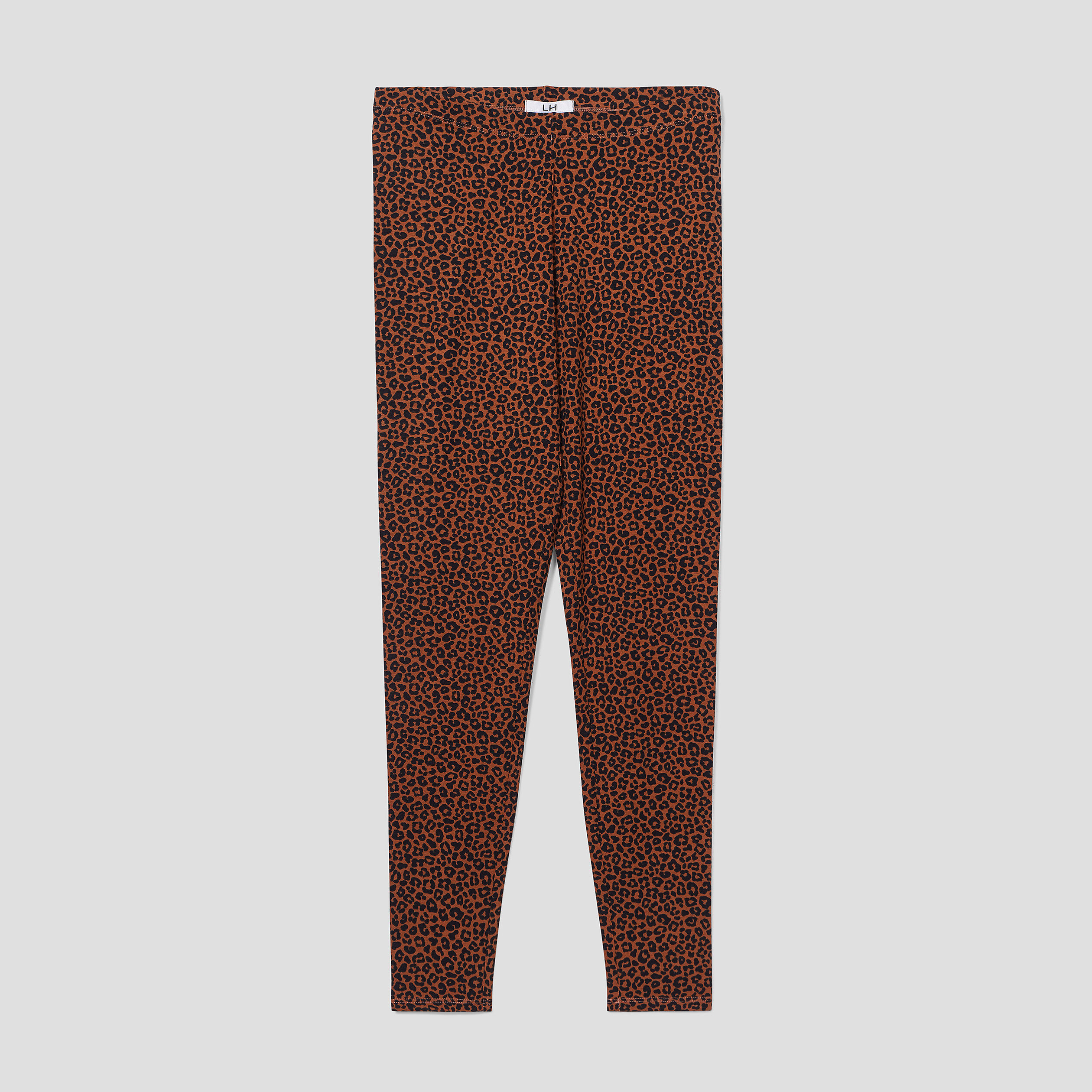 Legging long taille haute marron femme | La Halle