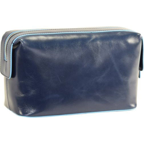 Piquadro Blue Square Kulturbeutel Leder 23 cm