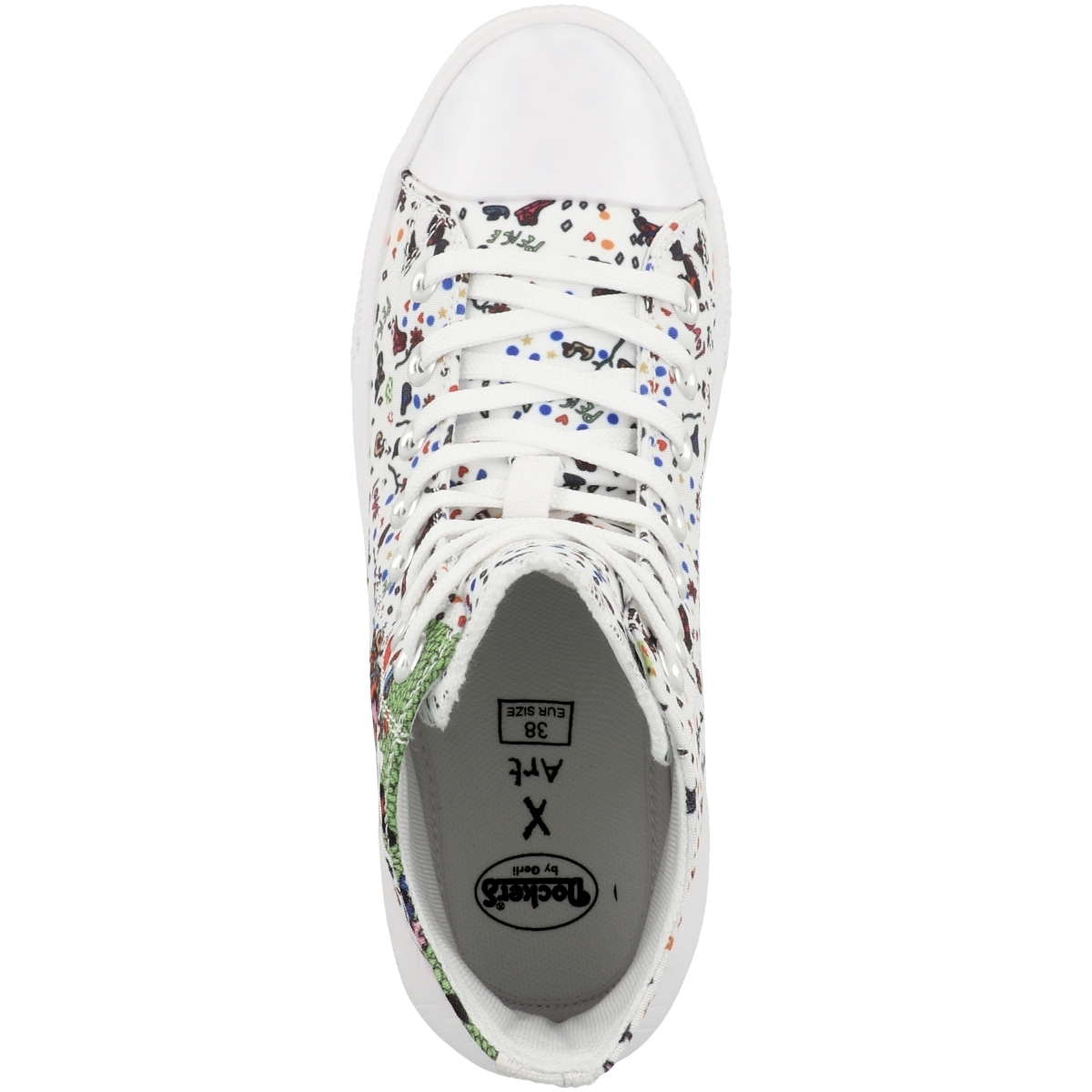 Dockers by Gerli 50VL202 X Art Limited Edition Sneaker mid weiss