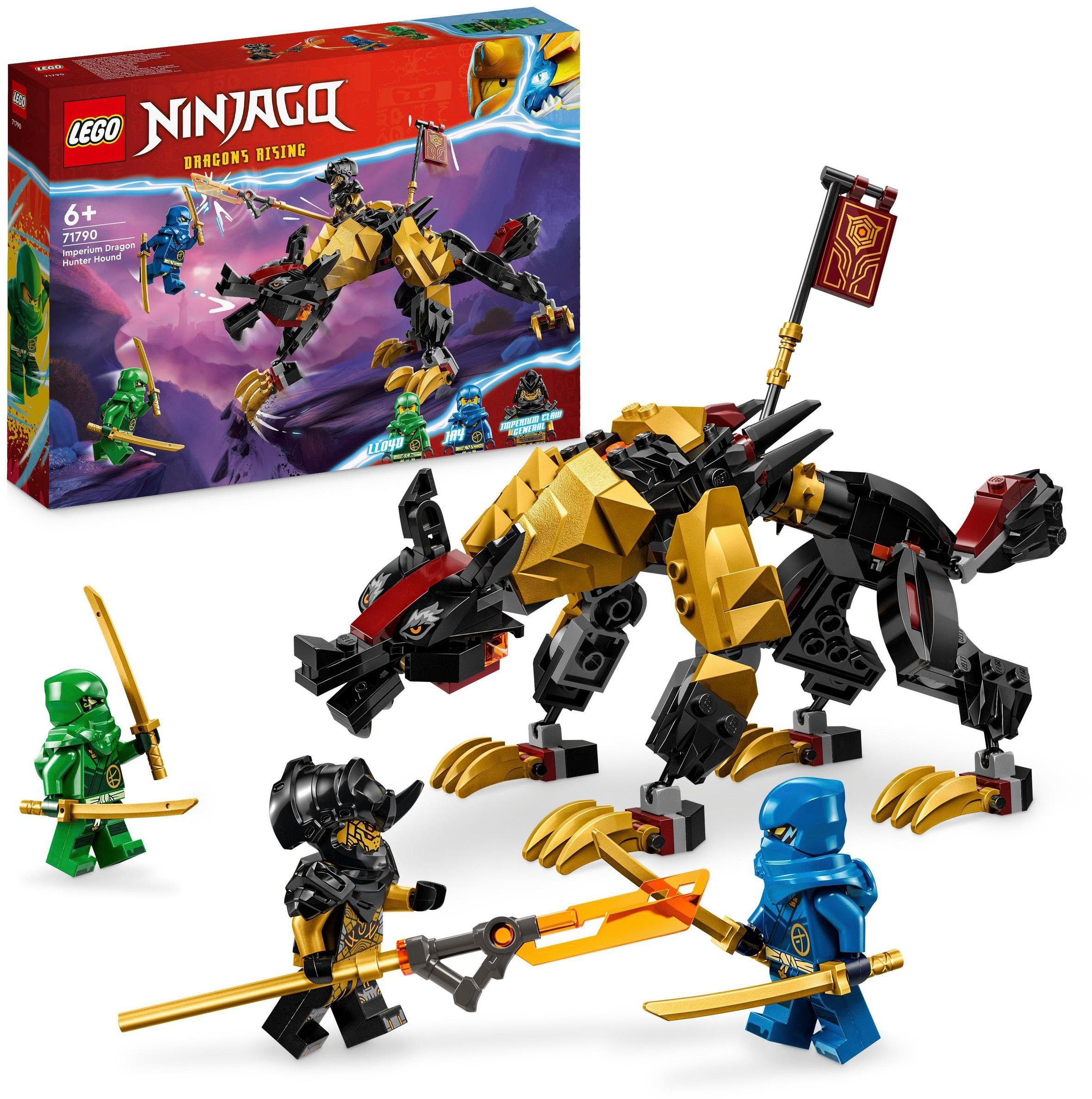 LEGO® Konstruktionsspielsteine Jagdhund des kaiserlichen Drachenjägers (71790), LEGO® NINJAGO, (198 St), Made in Europe