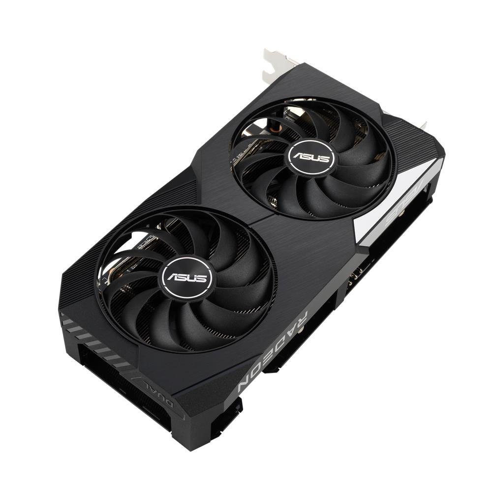 Asus Dual AMD Radeon RX6600 Grafikkarte (8 GB, GDDR6, Gaming Grafikkarte, PCIe 4.0, HDMI DisplayPort, DUAL-RX6600-8G)