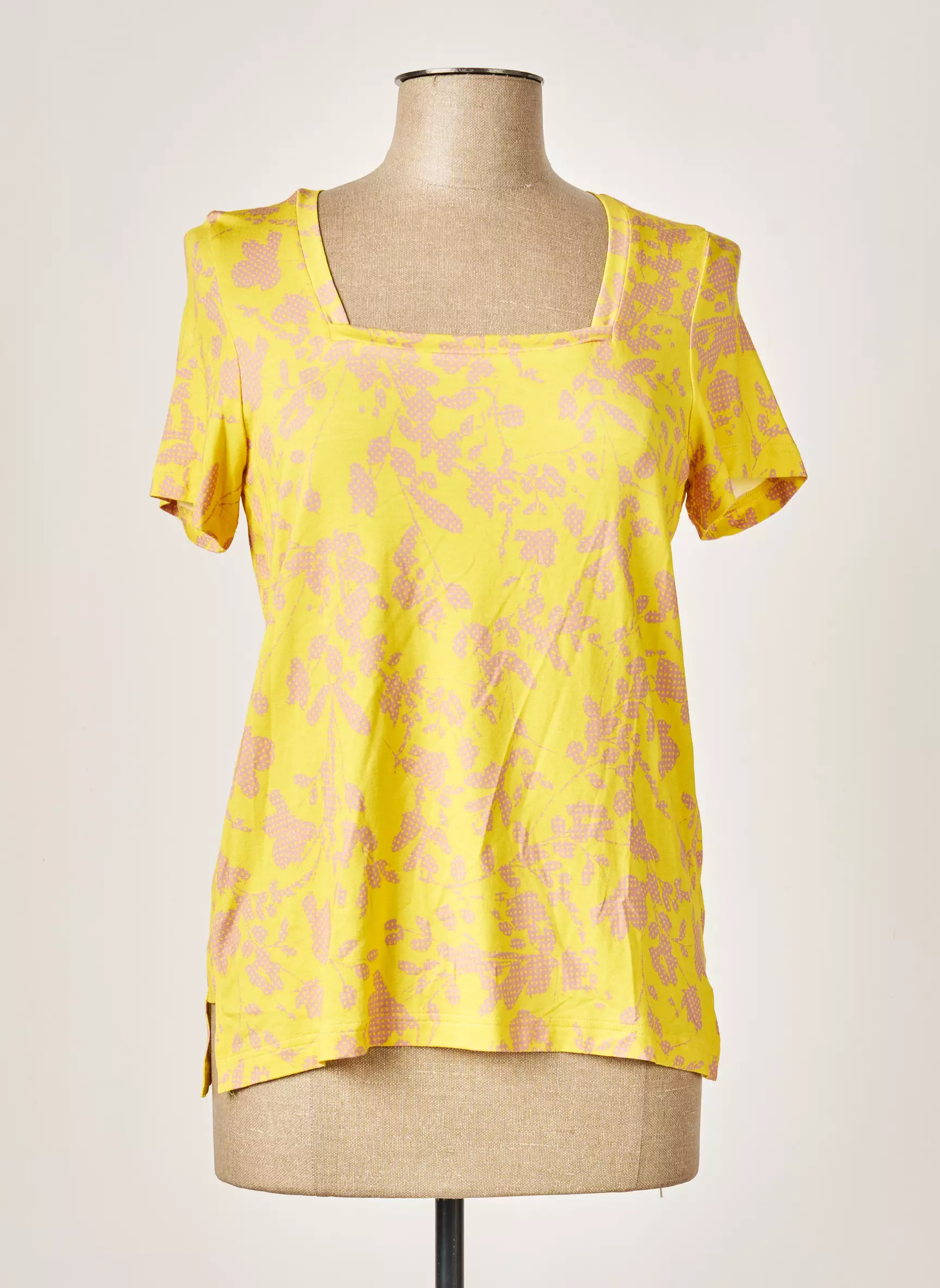 Pauporte Tshirts Femme couleur jaune
