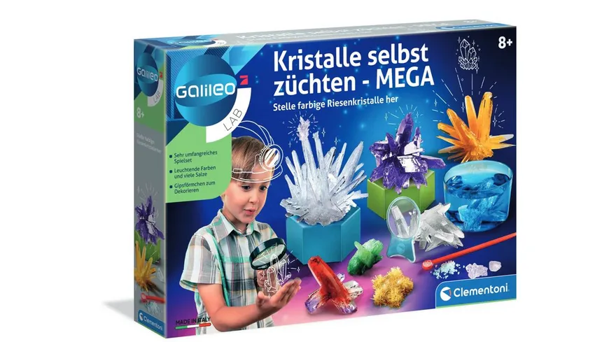 Clementoni - Galileo - Kristalle selbst züchten MEGA