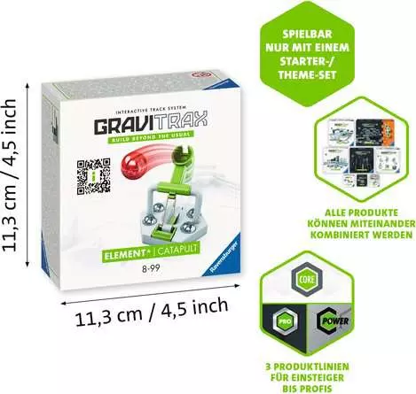 GraviTrax Element Catapult - Kugelbahn-Erweiterung für Kinder ab 8 Jahren