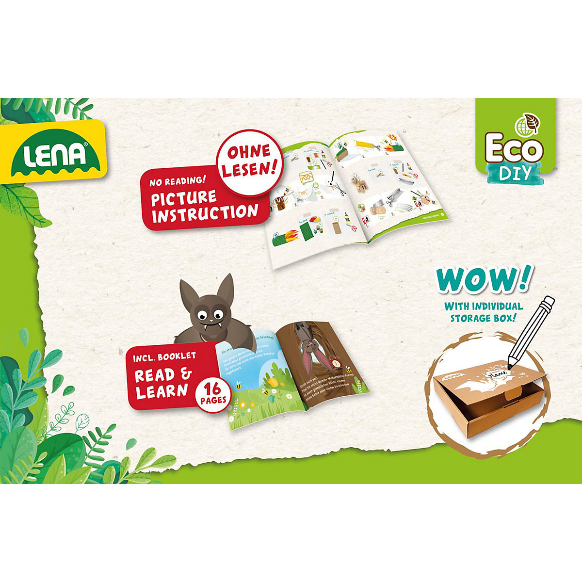 Eco Upcycling Kingdom, Faltschachtel
