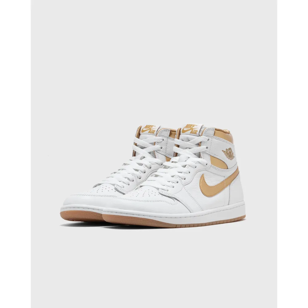 NIKE JORDAN 1 OG WMNS Metallic Gold FD2596-107 / weiss