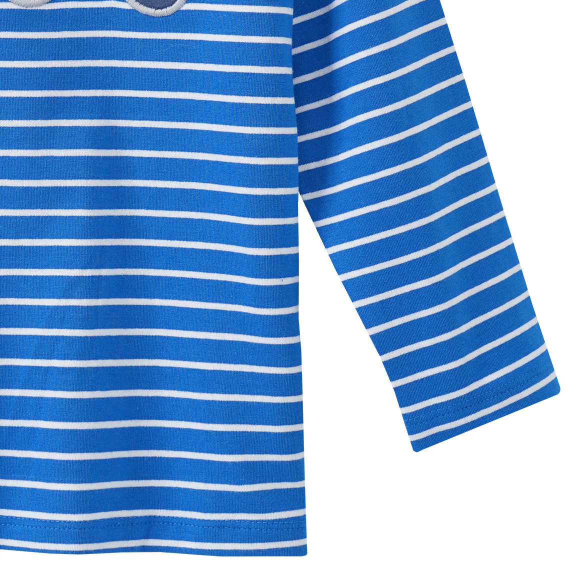 Baby Langarmshirt mit Radlader-Applikation