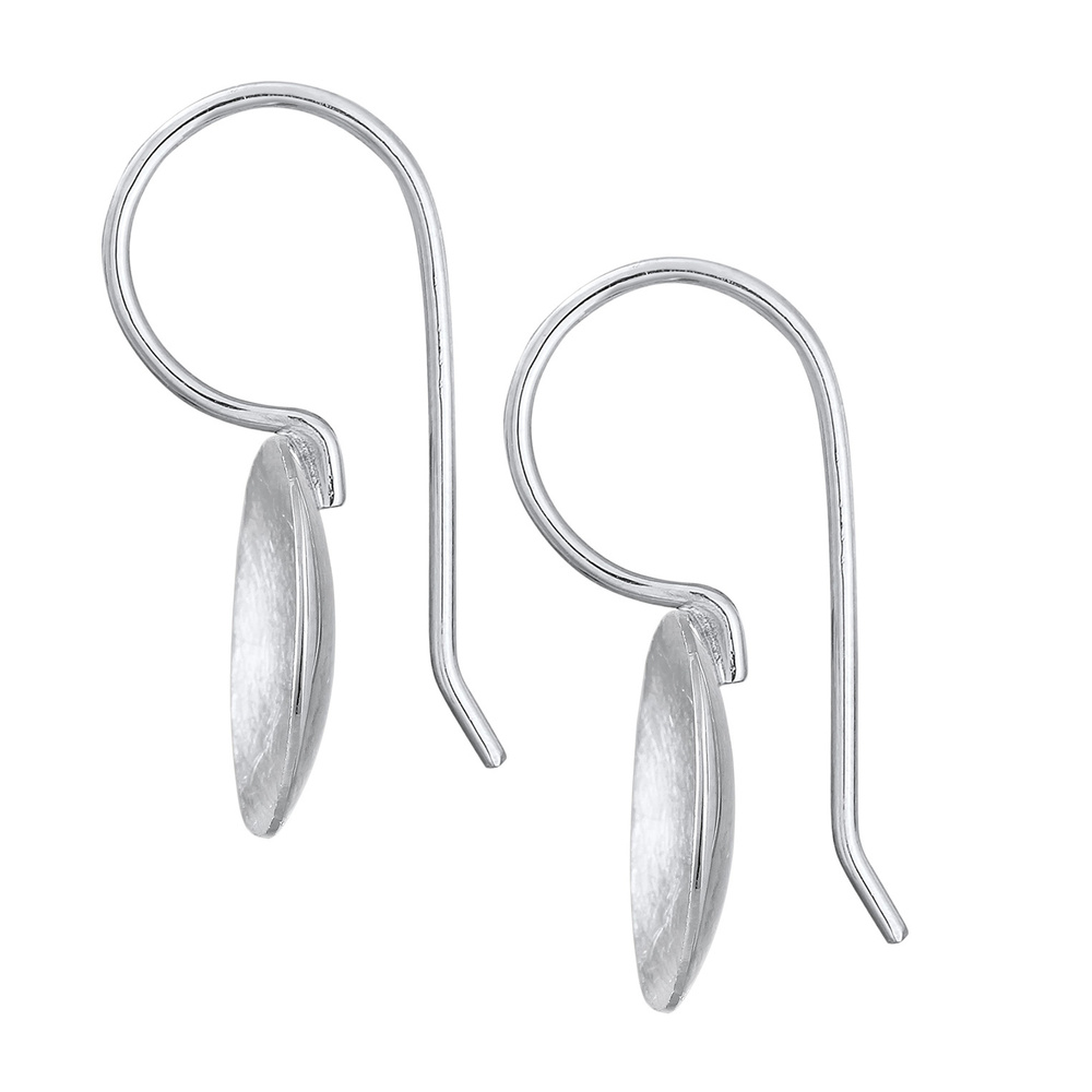 Nenalina Nenalina Boucles d'Oreilles en argent  boucles d'oreilles dames rondes avec surfa Boucles d'oreilles