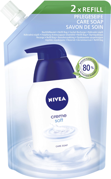 Nivea Pflegeseife Creme Soft Nachfüllbeutel