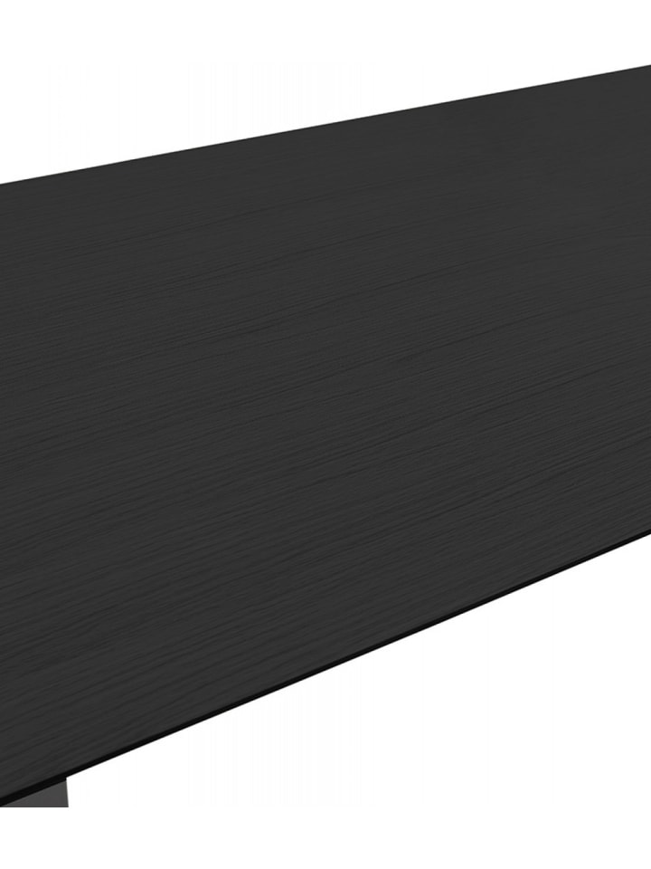 KADIMA DESIGN Holz Schreibtisch GIMINI 180x90cm | Chef Computertisch für Büro in Schwarz günstig kaufen
