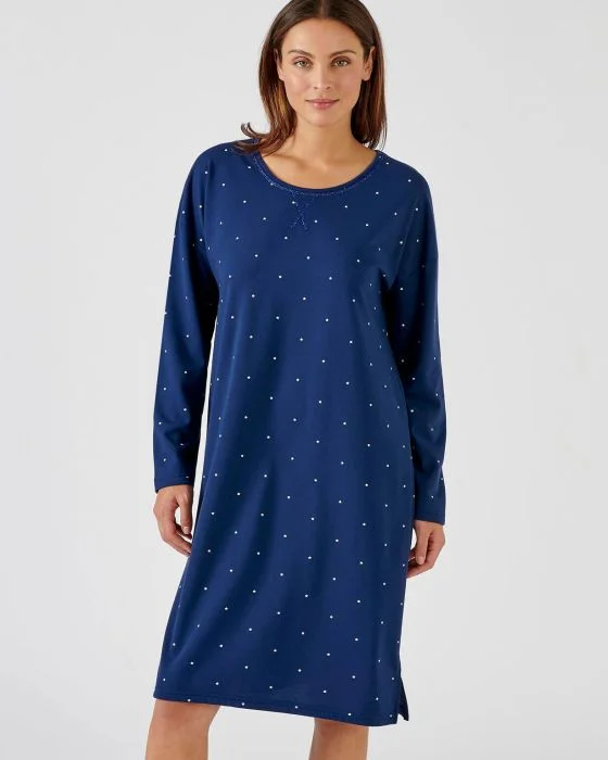 Chemise de nuit imprimée étoiles Thermolactyl