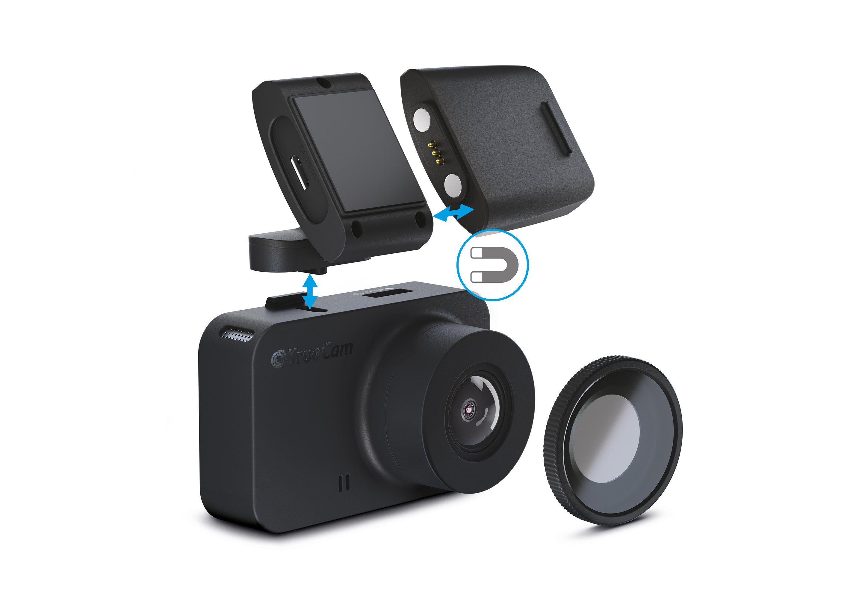 TrueCam M5 WiFi Dashcam (mit WiFi, GPS und Radarwarnung)