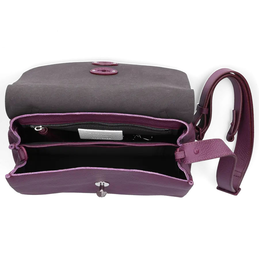 Zanellato - Handtasche POSTINA PURA LUXETHIC Kalbsleder - lila