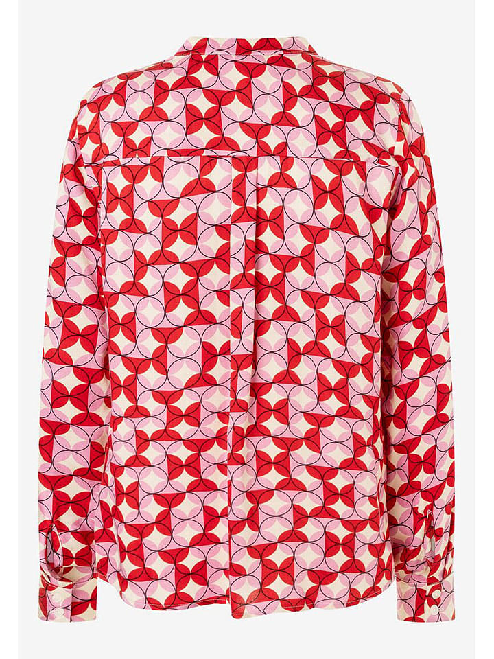 More & More Bluse in Rosa/ Rot günstig kaufen