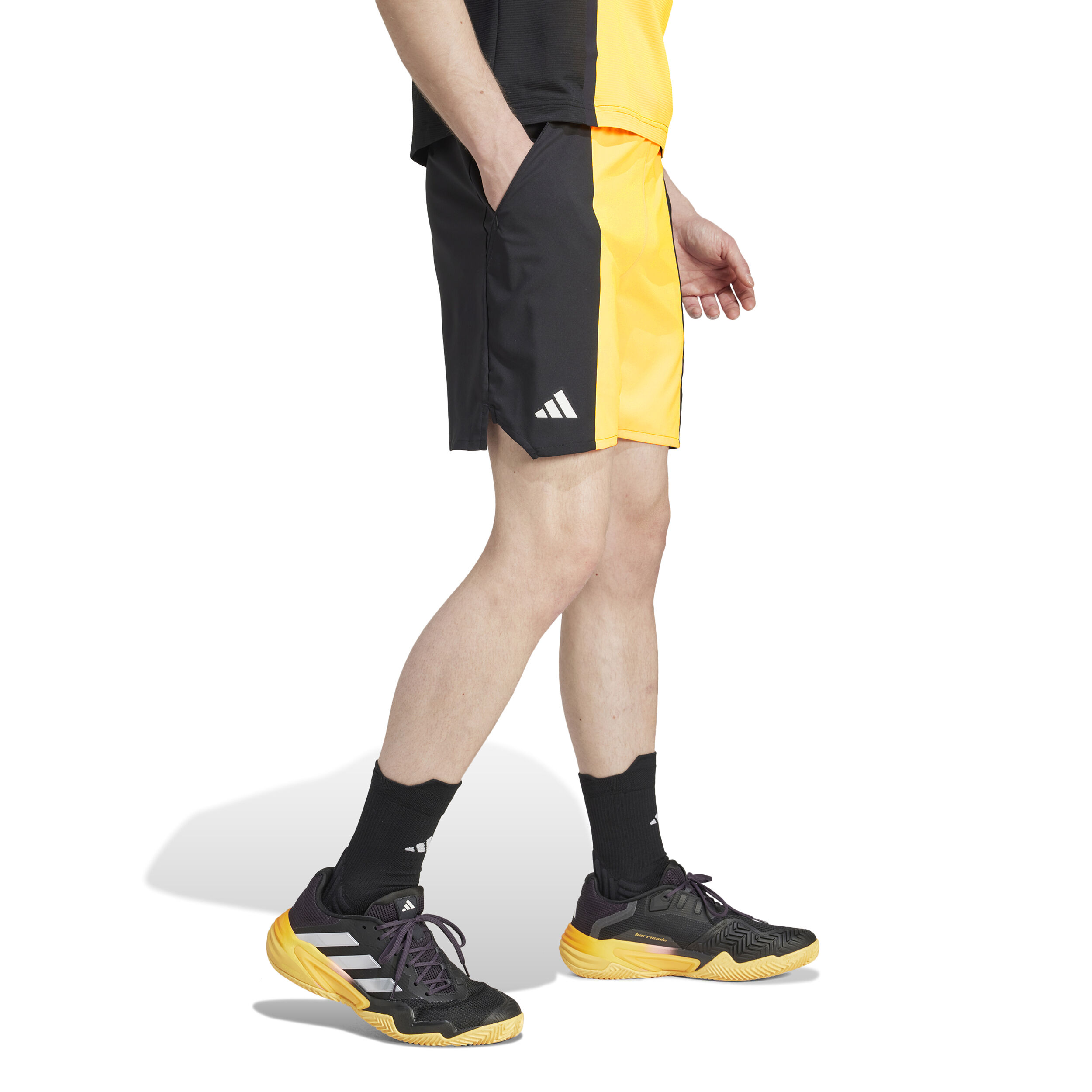 Ergo Shorts Herren - Orange, Schwarz