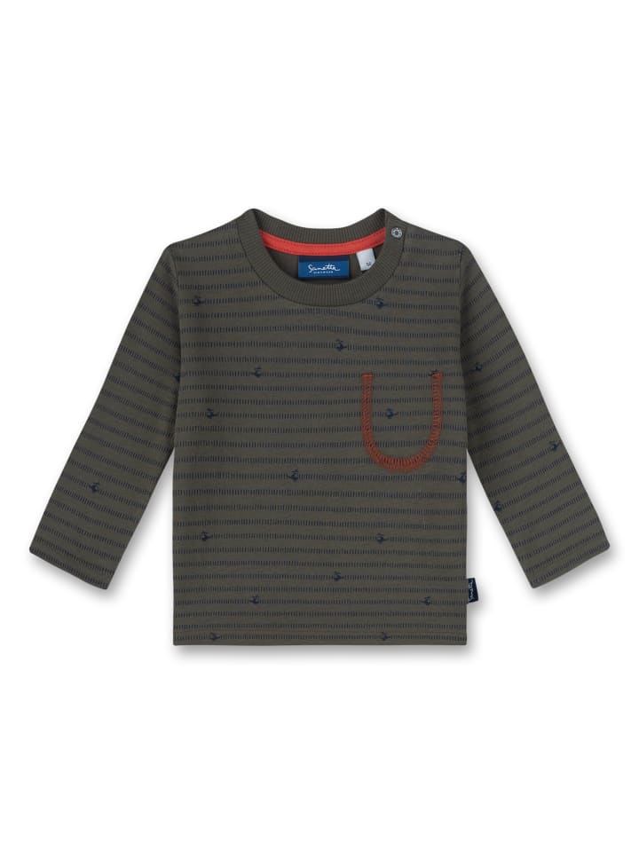 Sanetta Langarmshirt in Grün günstig kaufen 68