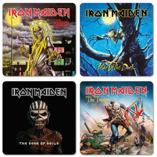 Iron Maiden Untersetzer Pack (4)