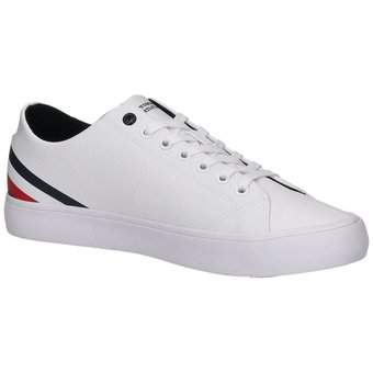 Tommy Hilfiger Th Hi Vulc Core Low Stripes in weiß