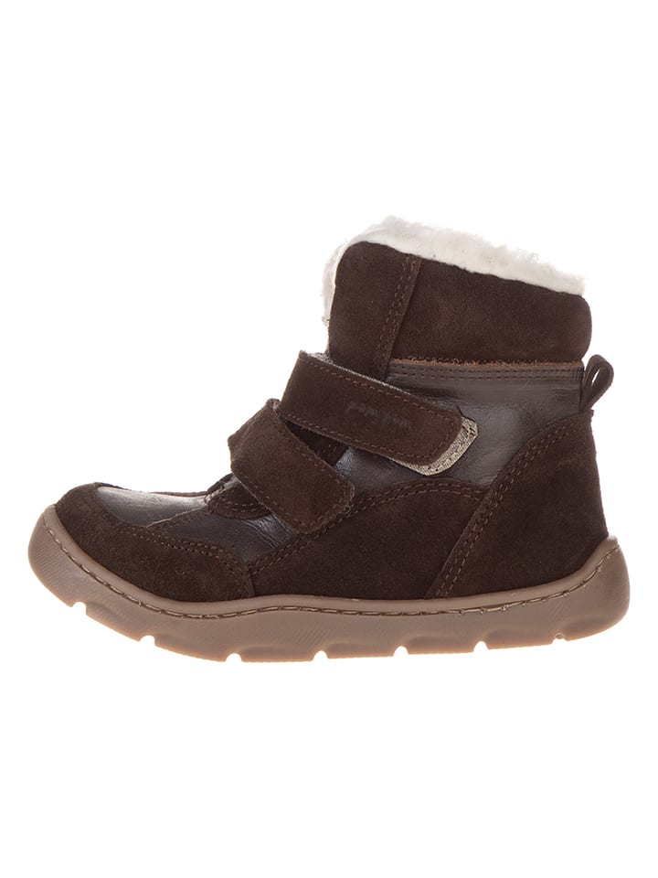 POM POM Leder-Barfußschuhe in Braun günstig kaufen
