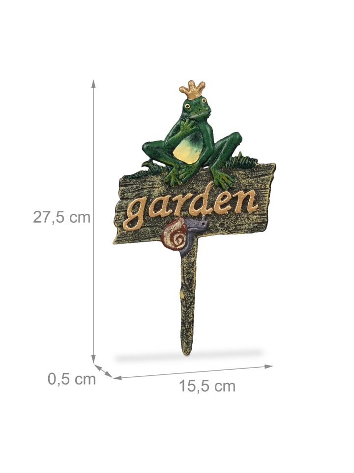 relaxdays Gartenstecker 