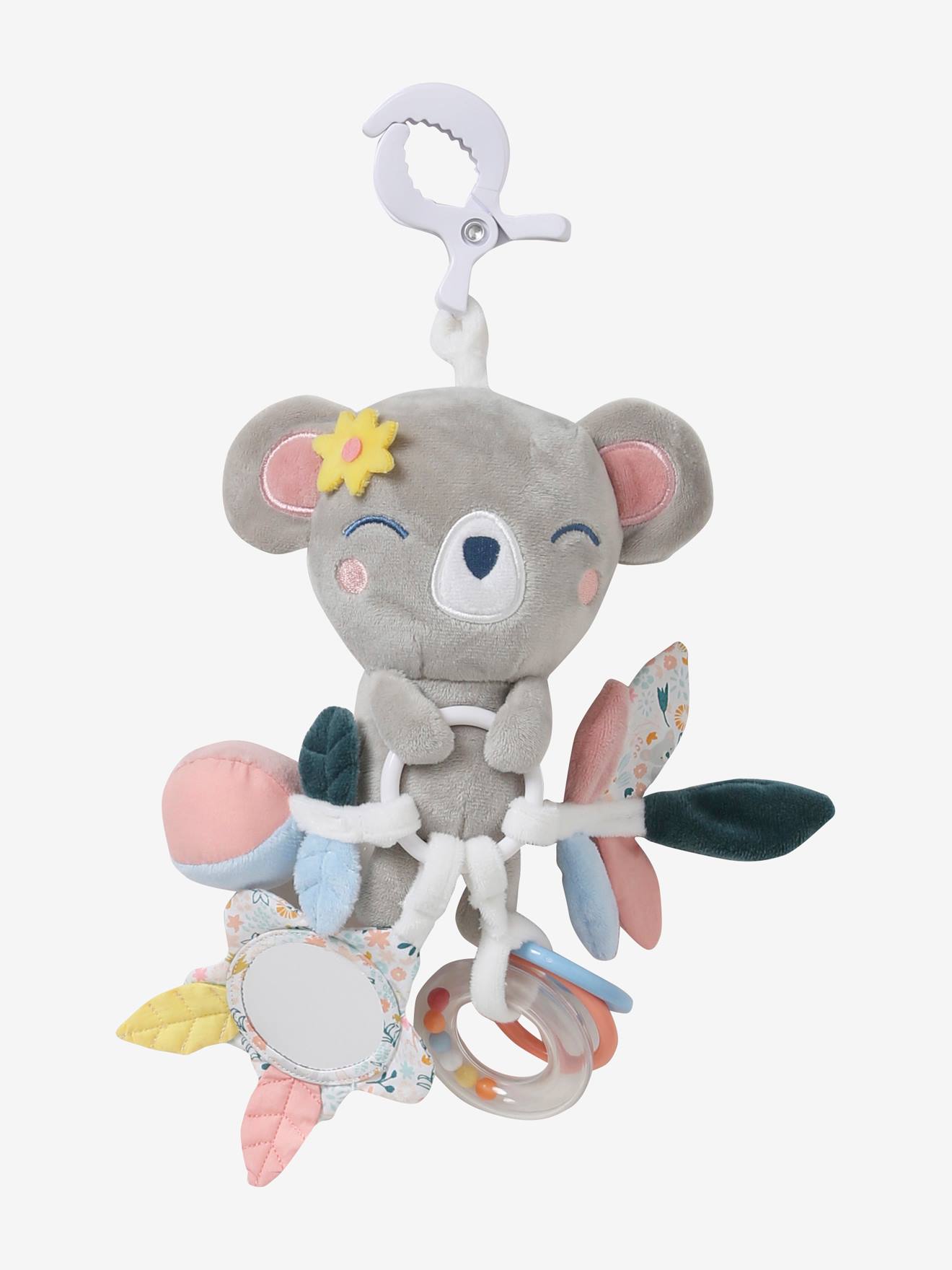 Vertbaudet Baby Lernspielzeug KOALA mit Clip - rosa/koala