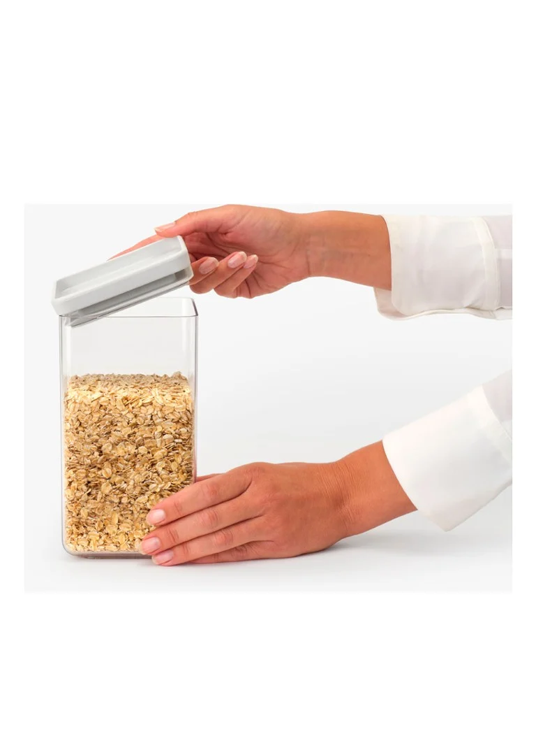 Ensemble de 3 bocaux de rangement empilables Brabantia Tasty+