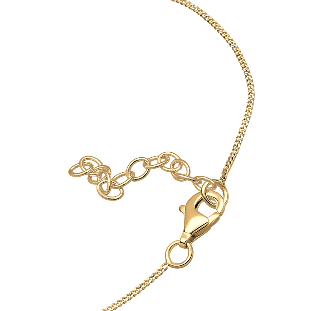 Elli Elli Bracelet Femmes Coeur Connexion en argent sterling 925 plaqué or Bracelet