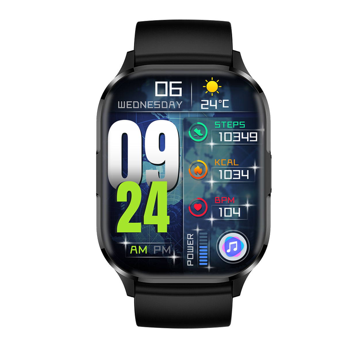 Fontastic Fontastic Mento AMOLED Smartwatch mit 2.01“ Display schwarz