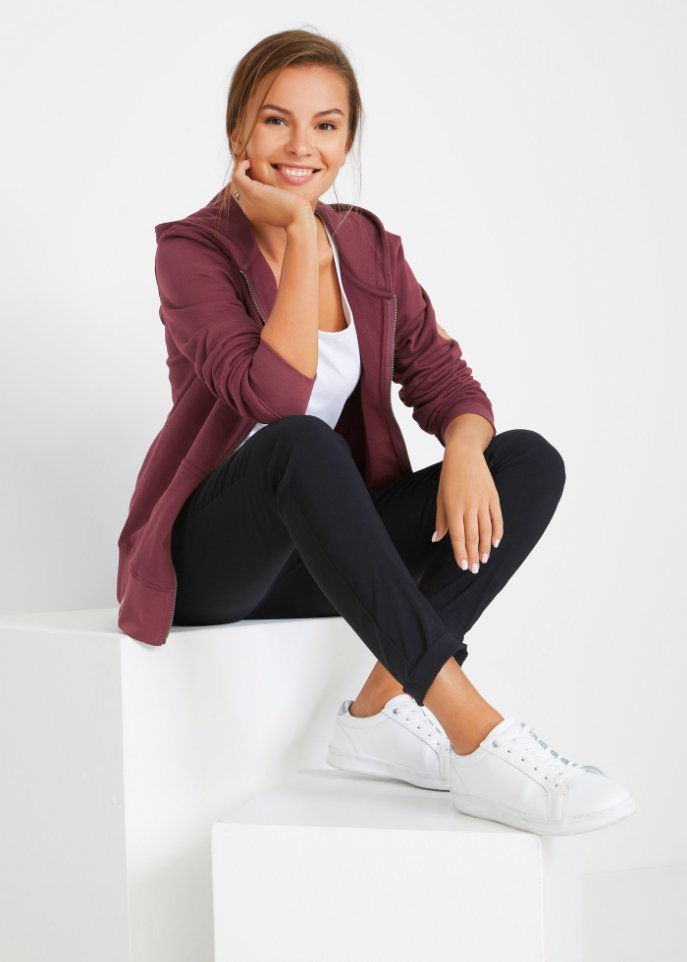 Sweatjacke mit Kapuze