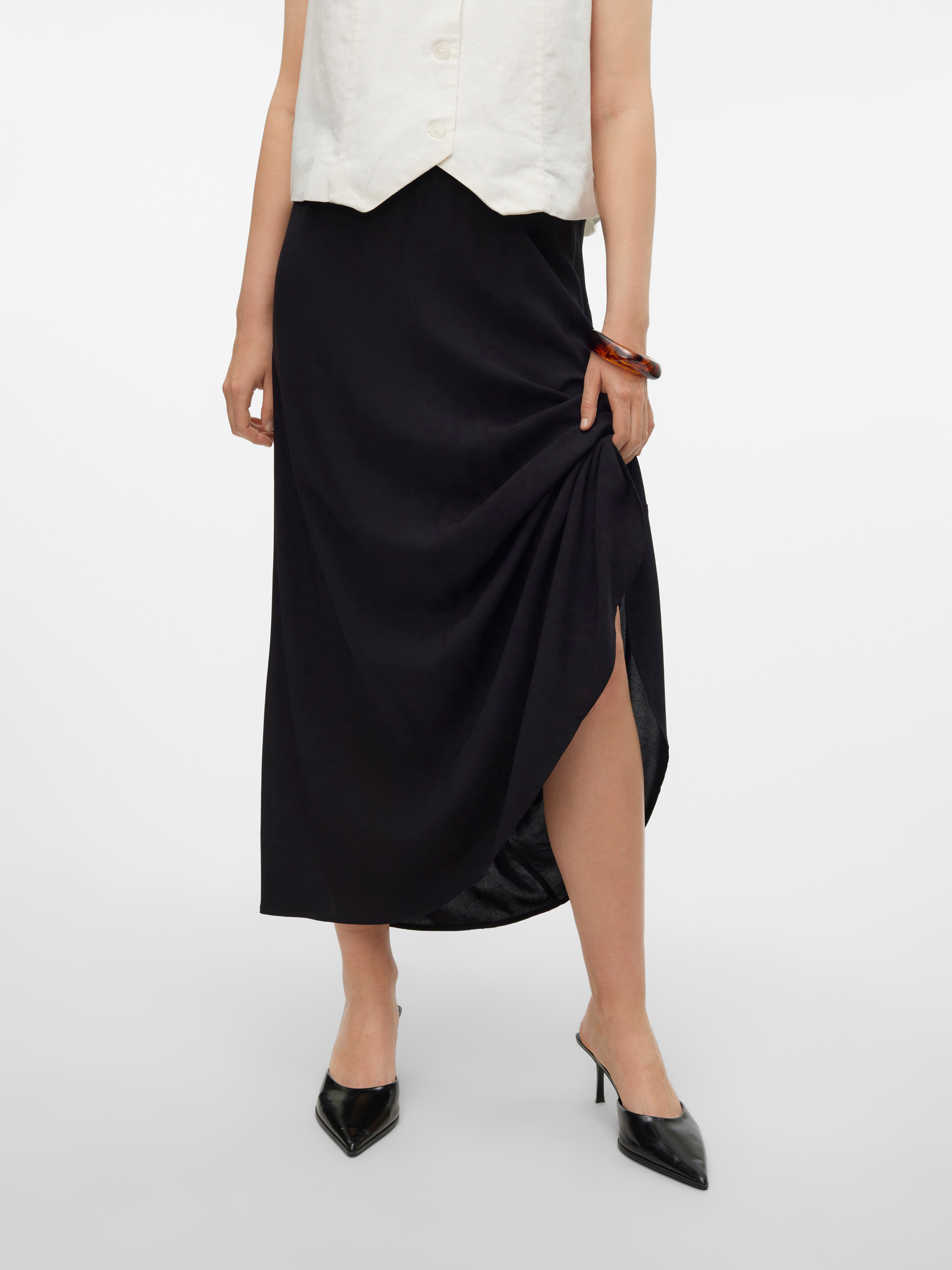VMALBA Mittlere Taille Langer Rock