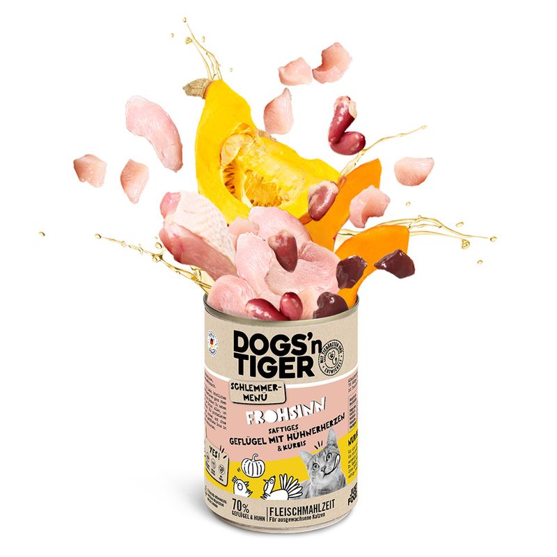 Sparpaket Dogs'n Tiger Schlemmermenü 12 x 400 g