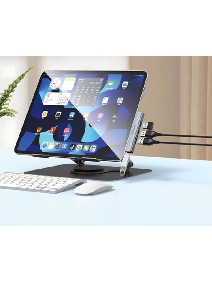 COFI 1453 Xssive 4in1 USB-Hub auf USB-C in Grau günstig kaufen onesize