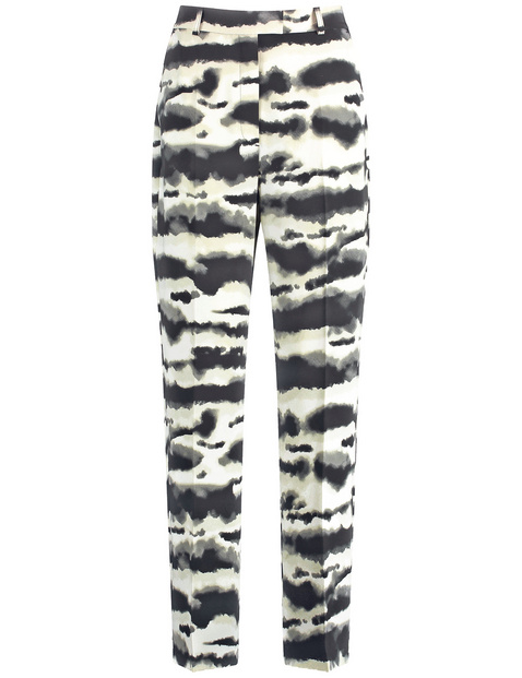 Fließende Hose mit weitem Bein Wideleg